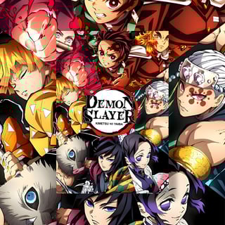 Nome do produto Poster retrato Demon Slayer clasico