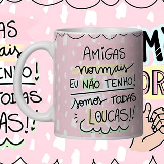 Nome do produto Caneca dia das mães Amigas Forever