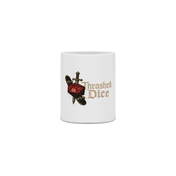 Thrashed mug