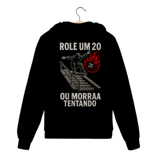 Role um 20 - Moletom prime com zíper