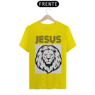 Nome do produto Camiseta Masc. Quality - Jesus e Leão