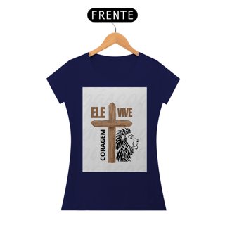Nome do produto Camiseta Fem. Baby Classic - Ele Vive