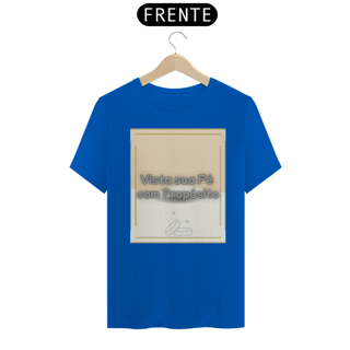 Nome do produto Camisa Masc. Quality - Fé com Propósito
