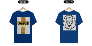 Nome do produto Camisa Masc. Classic - Jesus e Leão