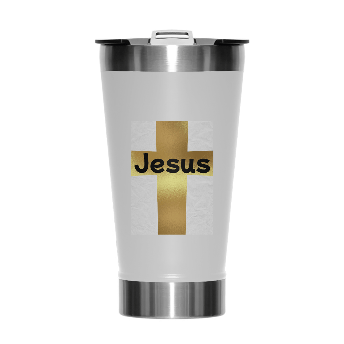 Nome do produto: Copo Térmico - Jesus
