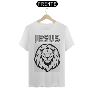 Nome do produto Camiseta Masc. Quality - Jesus e Leão