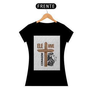 Nome do produto Camiseta Fem. Baby Classic - Ele Vive