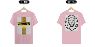 Nome do produto Camisa Masc. Classic - Jesus e Leão