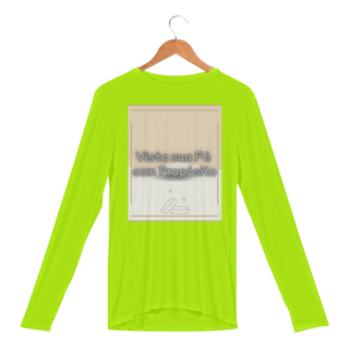 Nome do produto Camisa Manga Longa Feminina - Fé e Propósito