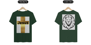 Nome do produto Camisa Masc. Classic - Jesus e Leão