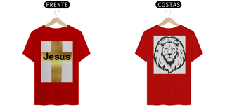 Nome do produto Camisa Masc. Classic - Jesus e Leão