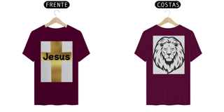 Nome do produto Camisa Masc. Classic - Jesus e Leão