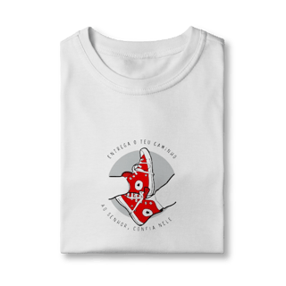 Nome do produto CAMISETA entrega o teu caminho (2 a 8)