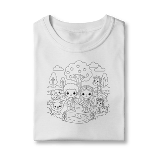 Nome do produto CAMISETA PARA COLORIR 