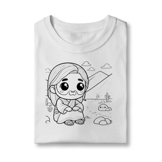 Nome do produto CAMISETA PARA COLORIR 