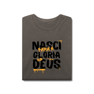 Nome do produto Tshirt Estonada - Nasci para Deus