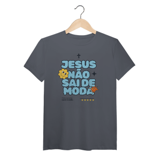 Nome do produto Tshirt Pima - Jesus não sai de moda