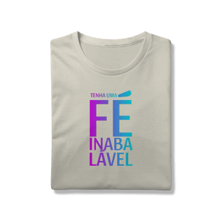 Nome do produto Tshirt Prime - Fé inabalavel