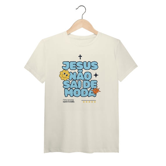 Tshirt Pima - Jesus não sai de moda