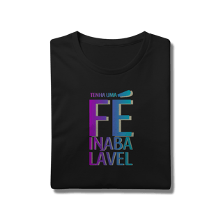 Nome do produto Tshirt Prime - Fé inabalavel