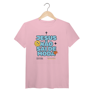 Nome do produto Tshirt Pima - Jesus não sai de moda