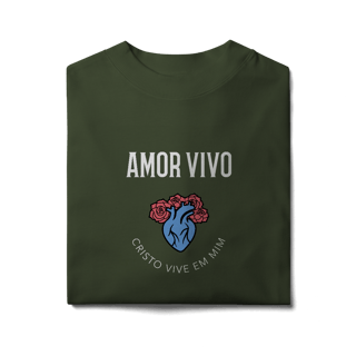 Nome do produto Tshirt Oversized - Amor Vivo