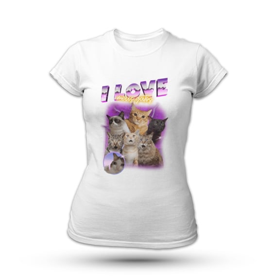 I Love Meus Gatos - Feminina