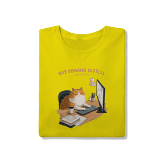 Nome do produto Camiseta Semana Difícil