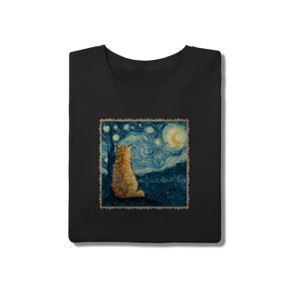 Nome do produto Camiseta Gato Estrelado