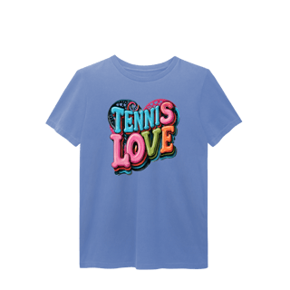 Nome do produto Camiseta Estonada Unissex Prime – Tennis Love