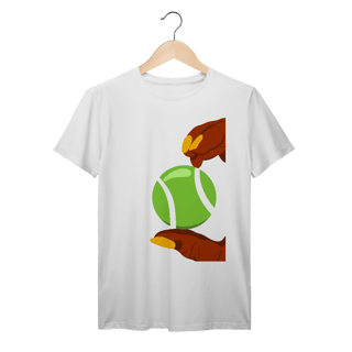 Nome do produto Camiseta Prime Tennis – Linha Prime com Estampa Bola de Tênis Divertida