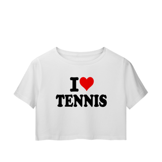 Nome do produto Cropped I Love Tennis – Estilo e atitude dentro e fora da quadra!