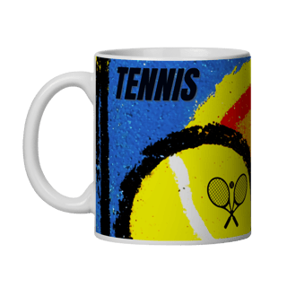 Nome do produto Caneca I Love Tennis – Café da Manhã dos Campeões