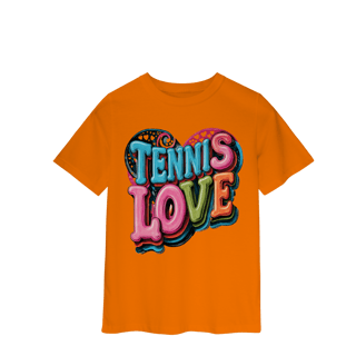 Nome do produto Camiseta Infantil Feminina Classic Infantil Body Bebê Tennis Love