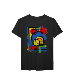 Nome do produto Camiseta Prime Tennis Art – Linha Prime, Exclusividade e Design Artístico Premium