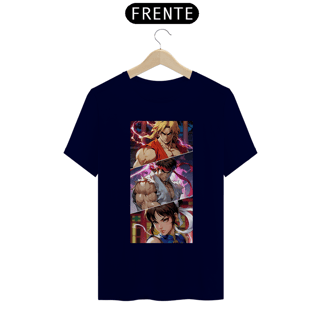 Nome do produto Camiseta Street Fighter Ken-Ryu-Chun-Li