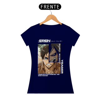 Nome do produto Camiseta Baby Long Attack on Titan Eren Yeager