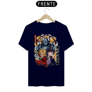Nome do produto Camiseta Fullmetal Alchemist Alphonse, Edward e Roy Mustang