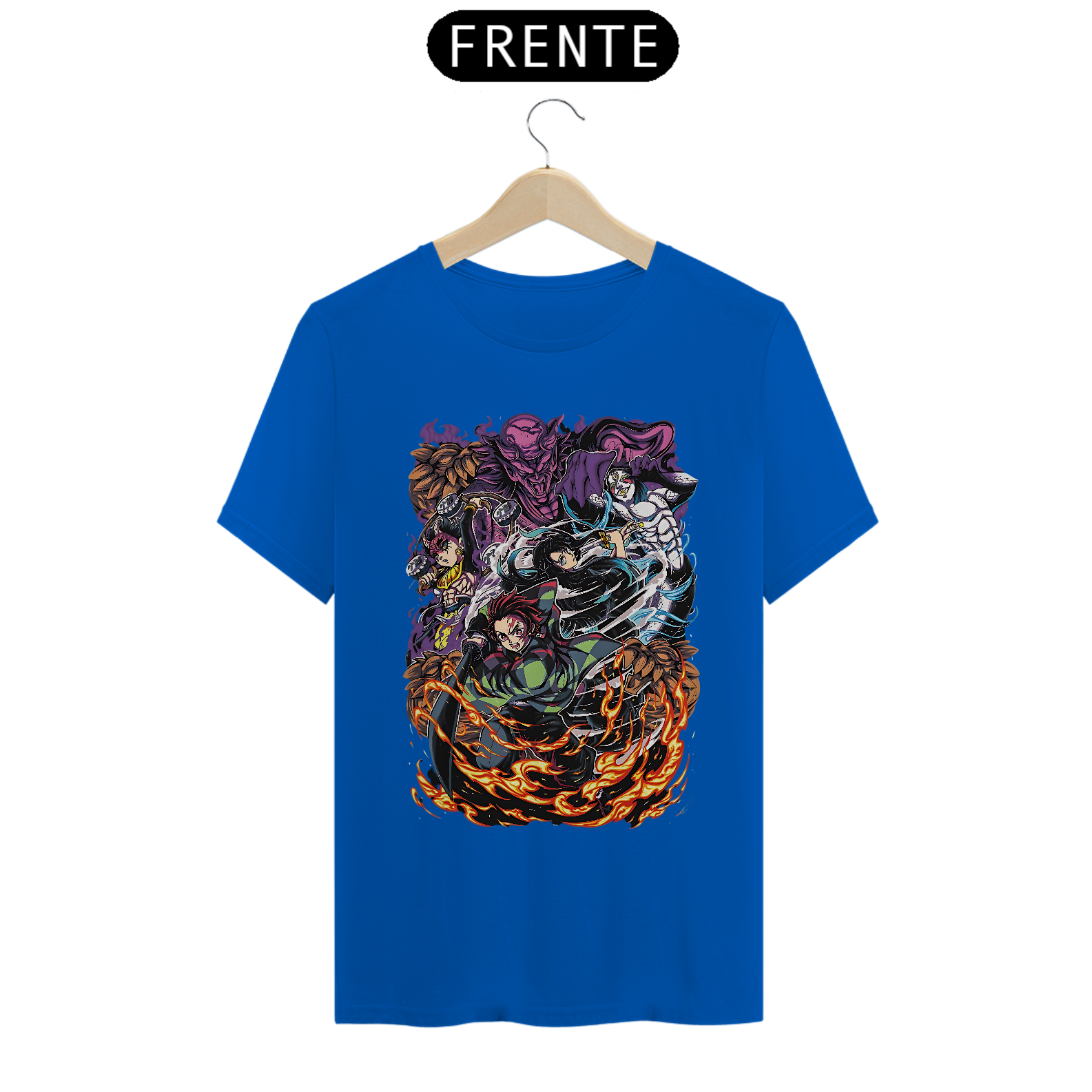 Camiseta Demon Slayer Posições Superiores