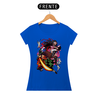 Nome do produto Camiseta Baby Long Demon Slayer - Tanjiro e Nazuko