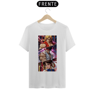 Nome do produto Camiseta Street Fighter Ken-Ryu-Chun-Li
