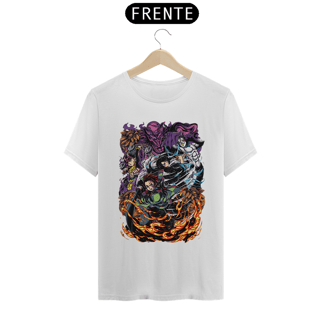 Nome do produto Camiseta Demon Slayer Posições Superiores