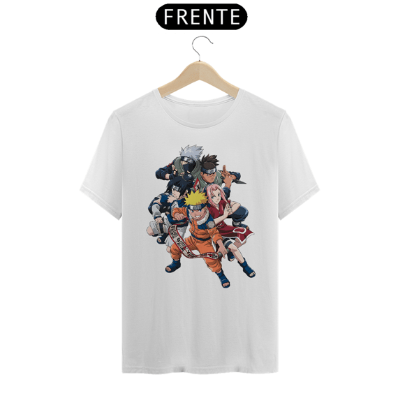 Camiseta Naruto Equipe Ascensão de um Ninja