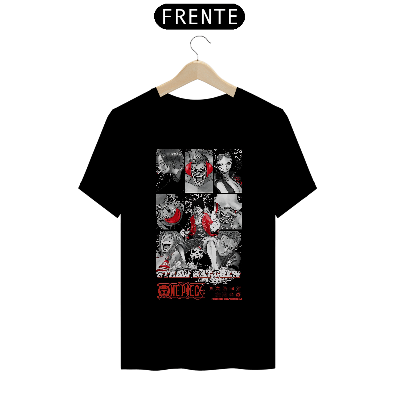 Camiseta One Piece - Piratas do Chapéu de Palha