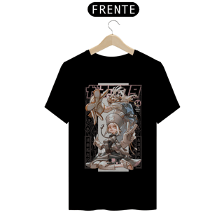Camiseta Gachiakuta August e Eishia