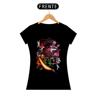 Nome do produto Camiseta Baby Long Demon Slayer - Tanjiro e Nazuko