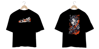 Nome do produto Camiseta Oversized Demon Slayer Tanjiro Techniques