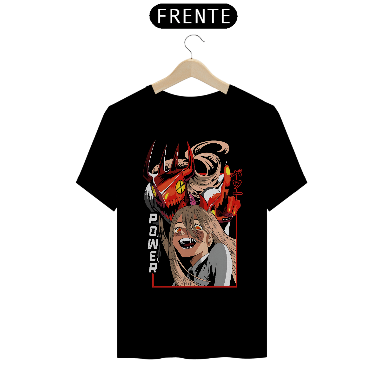 Camiseta Chainsaw Man Power and Devil