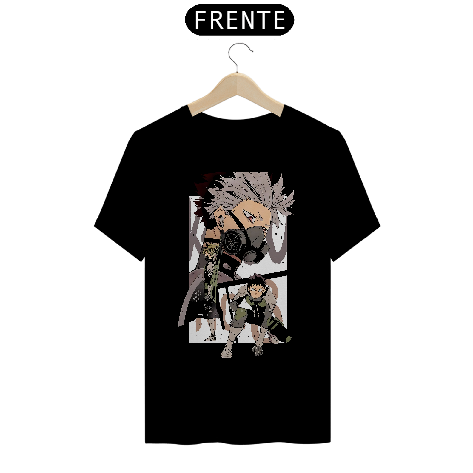 Camiseta Kaiju No 8 Gen, Kikoru e Kafka
