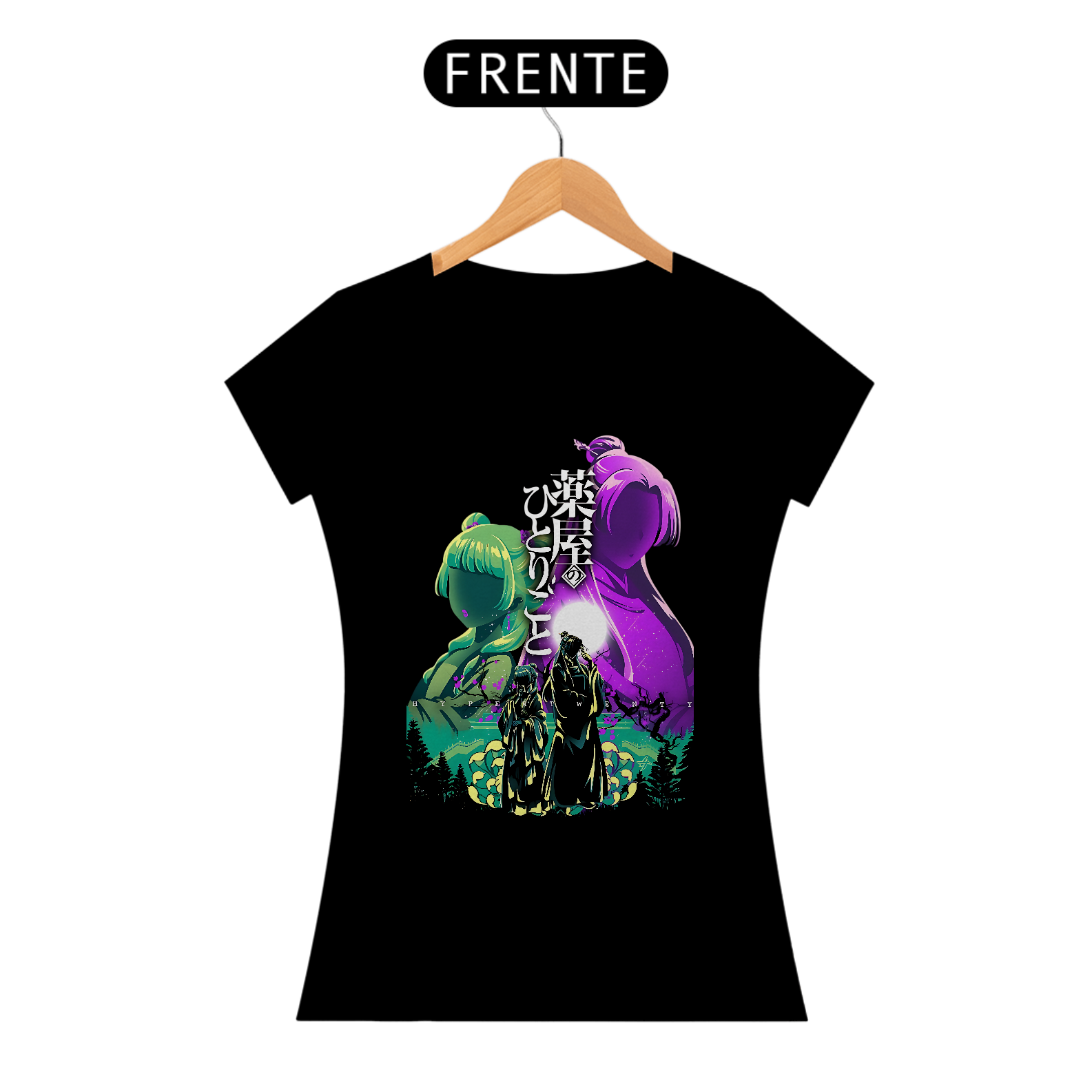 Camiseta Baby Long Diário de Uma Apotecária Maomao e Jinshi